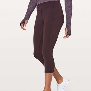 Lululemon speed up crop 21“  size:6 leggings